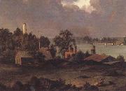 Frederic E.Church View of Hartford Spain oil painting artist